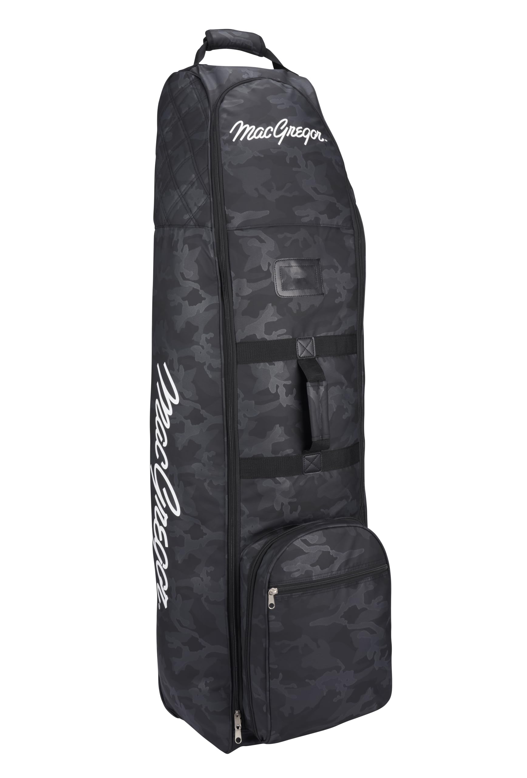 MacGregor VIP Deluxe Wheeled Golf Travel Cover – Black/Camo Polyester