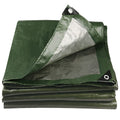 Onarway Heavy-Duty Waterproof PE Tarpaulin - 3m x 3m UV Resistant Green