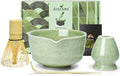 Artcome Matcha Tea Set – 4-Piece Bamboo & Ceramic Japanese Ceremony Kit