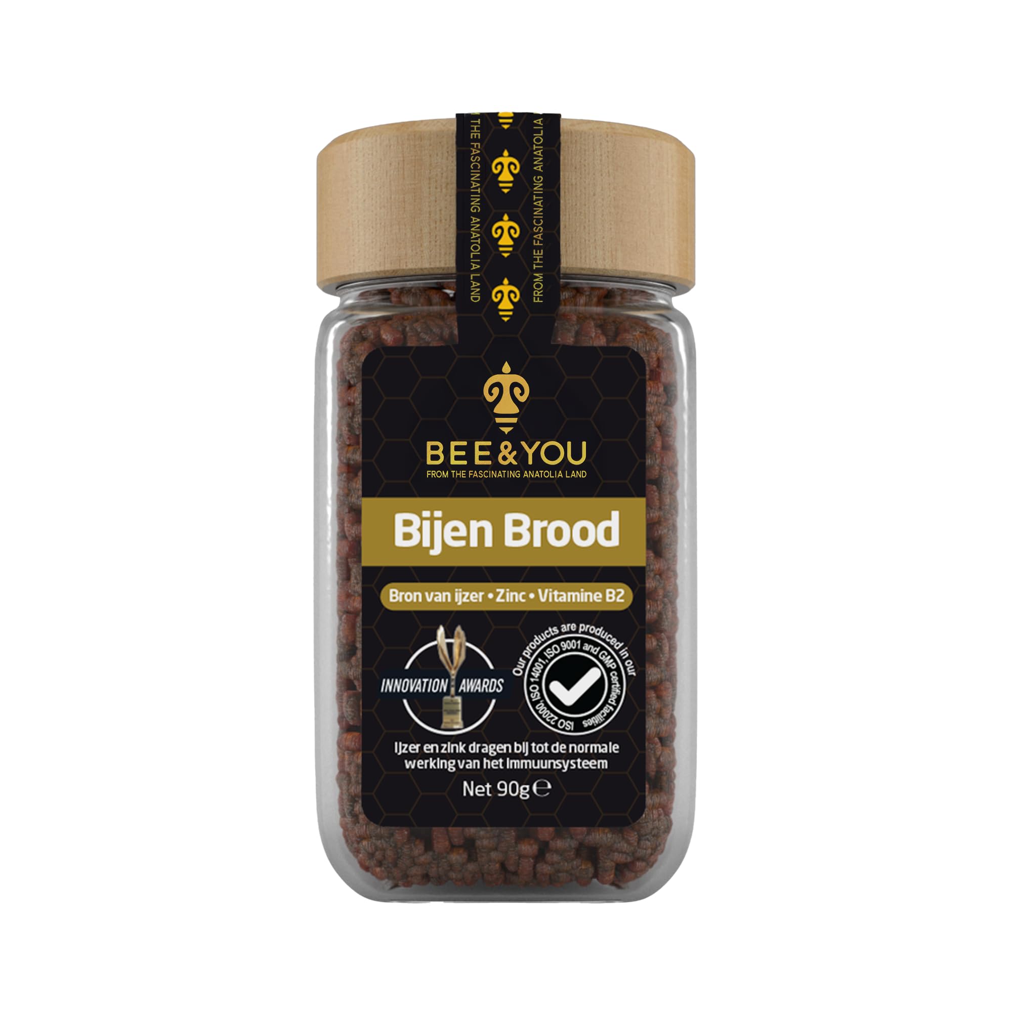 Bee&You Bee Bread Natural Immune Support Superfood Supplement - 90g