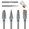 Diesisa 6 Pack Nail Drill Bits for Acrylic Nails - Professional Manicure Set