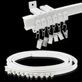 KOLAKO 9.8ft Flexible Ceiling Curtain Track | Bendable Room Divider System
