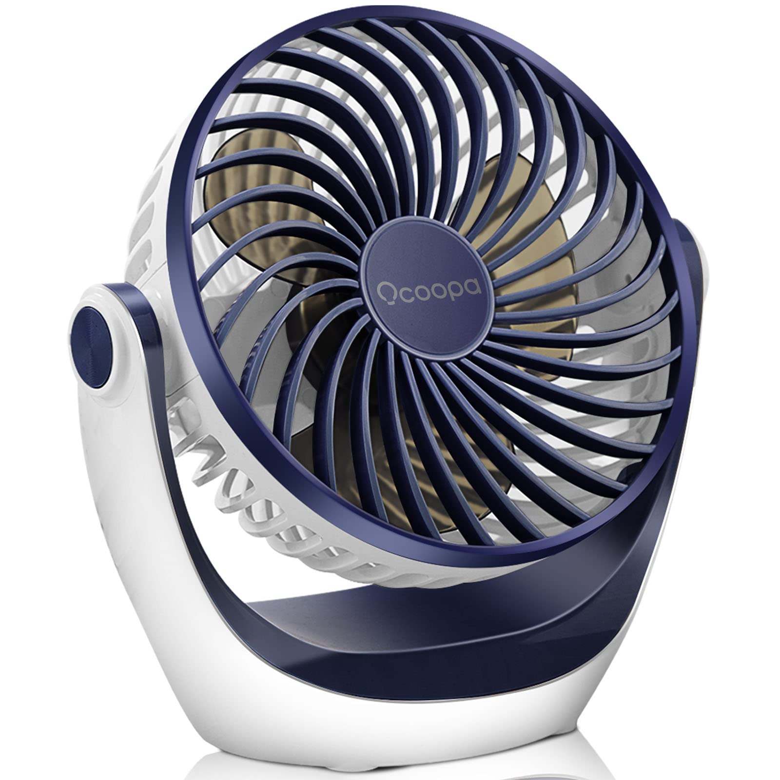 OCOOPA USB Desk Fan – Quiet Portable Table Fan with 360° Rotation