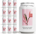 Something & Nothing Hibiscus & Rose Sparkling Water - 12 x 330ml