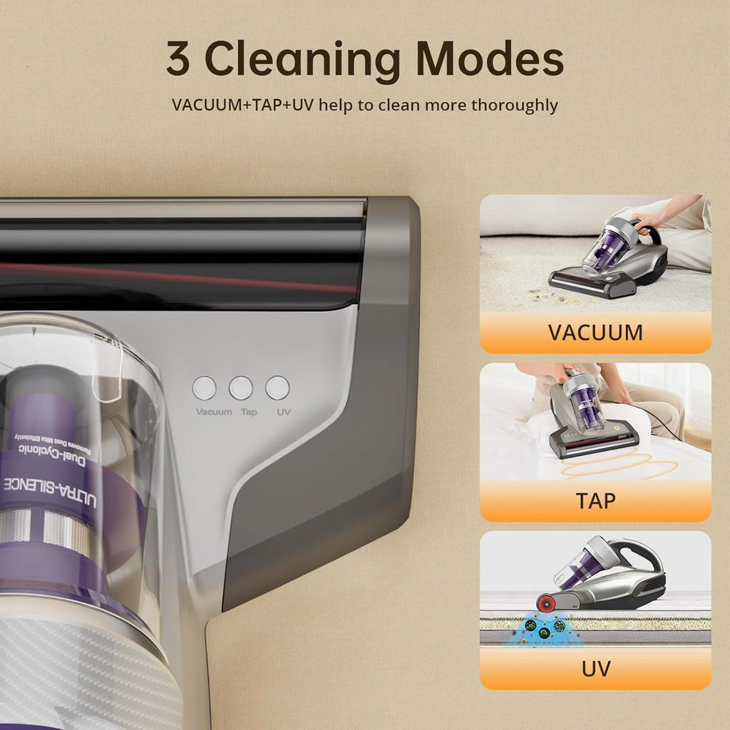 JIMMY JV35 Mattress Vacuum Cleaner | 700W Anti-Dust Mite UV Sterilizer