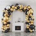 127pcs Black Gold Balloon Arch Kit | DIY Party Garland Set