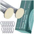 Jolof Store Erica Extendable Shower Curtain Pole - 160-250cm Matte Grey