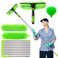 Saerryor 4.25M Window Squeegee Cleaning Kit | Telescopic Pole & Duster