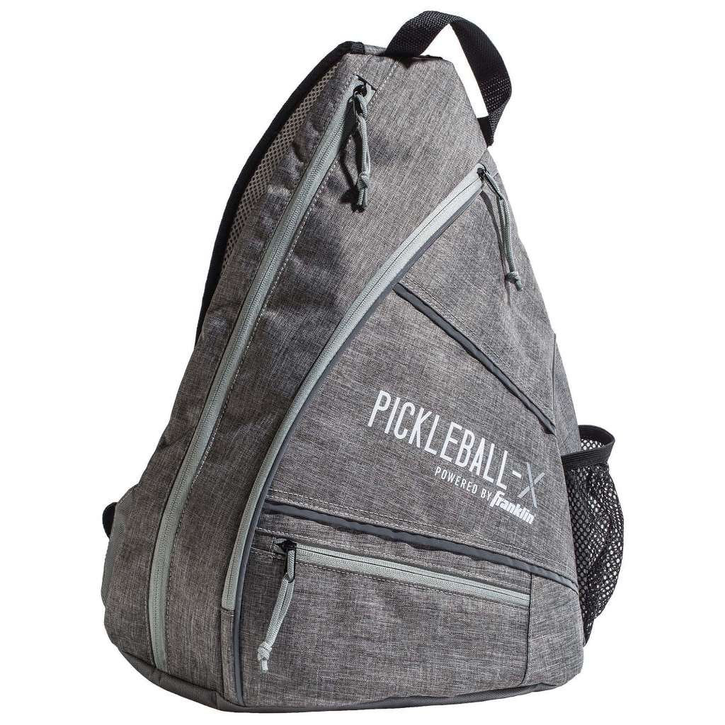 Franklin Sports Pickleball Sling Bag – Official U.S. Open Backpack, Gray