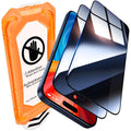 UniqueMe iPhone 15 Pro Max Privacy Screen Protector – 2 Pack 9H Glass