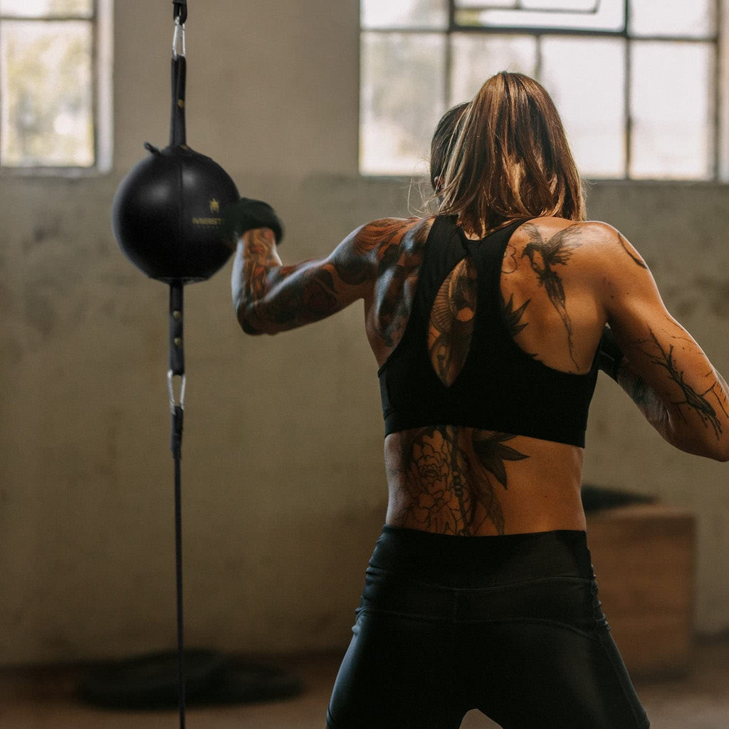 Meister SpeedKills Double-End Leather Speed Bag | Black | Large 9"