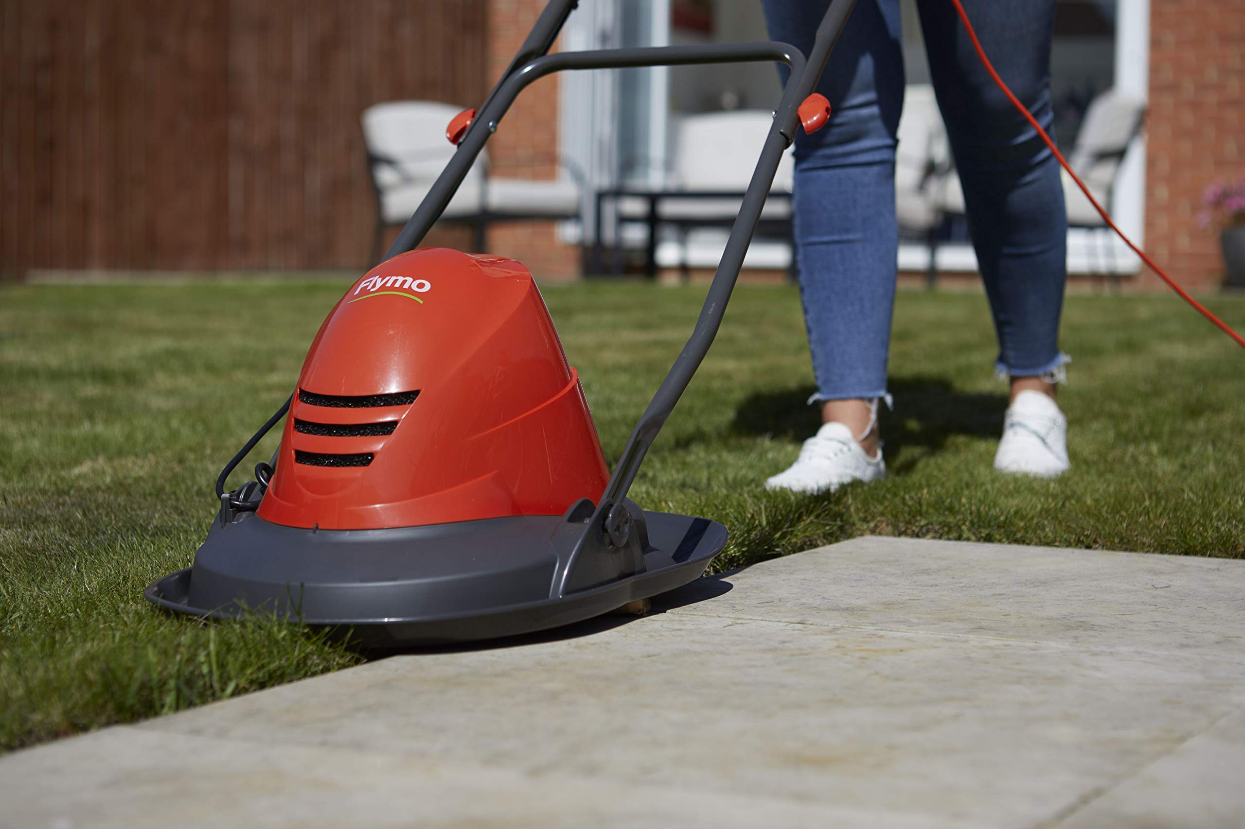 Flymo Turbo Lite 270 Electric Hover Lawn Mower – 1400W, 27cm Width
