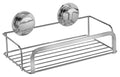 Croydex Stick 'N' Lock Adhesive Shower Caddy – Rust Free Chrome Shelf