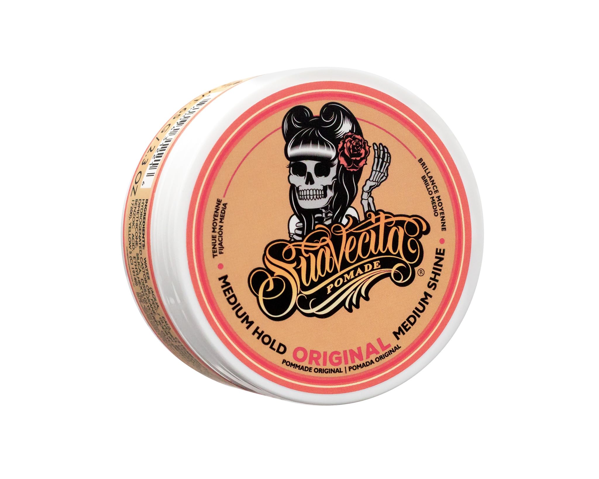 Suavecita Hair Pomade for Women – Medium Hold Water Based Styling, 4oz