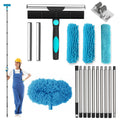 4-in-1 Window Cleaner Set | 400cm Telescopic Squeegee