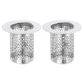 2-Pack 304 Stainless Steel Shower Drain Strainer & Hair Catcher