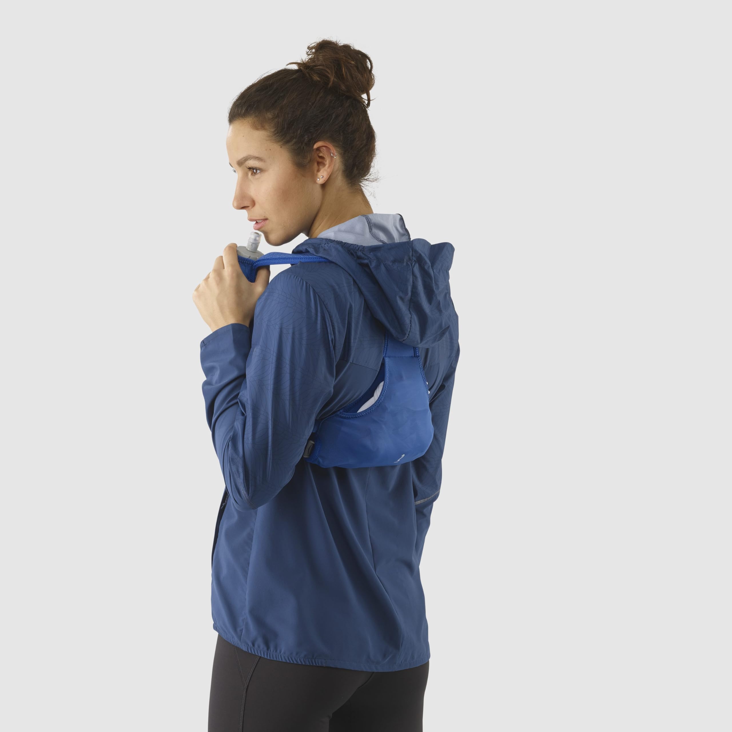 Salomon Agile 2 Hydration Vest – Reflective Trail Running Gear, Blue