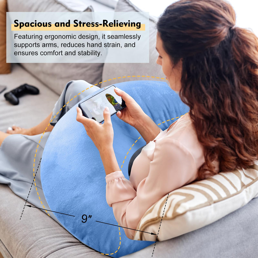 Jolof Store Reading Gaming Pillow – Ergonomic Arm Support Lap Desk