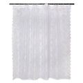 DII Flower Blossom Lace Shower Curtain – 72x72 White Polyester