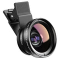 APEXEL 2-in-1 Phone Camera Lens Kit: 0.45x Wide Angle & 12.5x Macro Lens