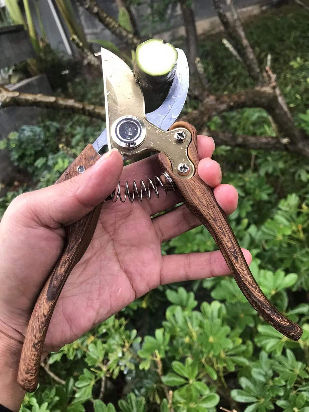 Horsvill Japanese SK4 Steel Garden Shears | Heavy Duty Pruning Scissors