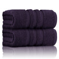GC Gaveno Cavailia 100% Cotton Bath Sheets – Purple Zero Twist Towels
