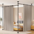 Room Divider No Drilling Curtain Rod Wall Divider for Room Separation - image 1