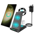 Jolof Store 3-in-1 Wireless Charging Station for Samsung Galaxy - Black