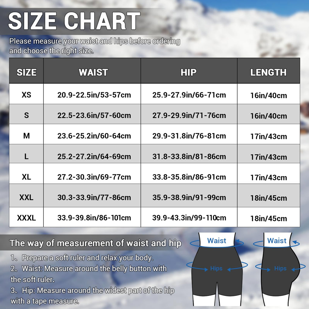 Cienfy 3D Padded Protective Shorts | EVA Impact Hip Pads for Skiing