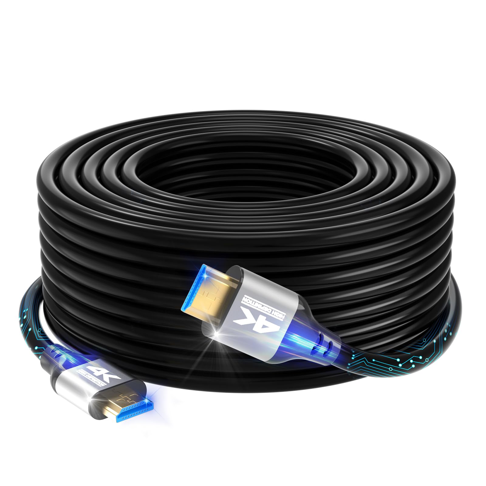 Zazalon 20m 4K HDMI Cable – High Speed 10Gbps Cord for TV & Blu-ray