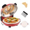 YIBAKE Electric Pizza Oven – 1200W Stone-Baked Pizza Maker with 12" Stone