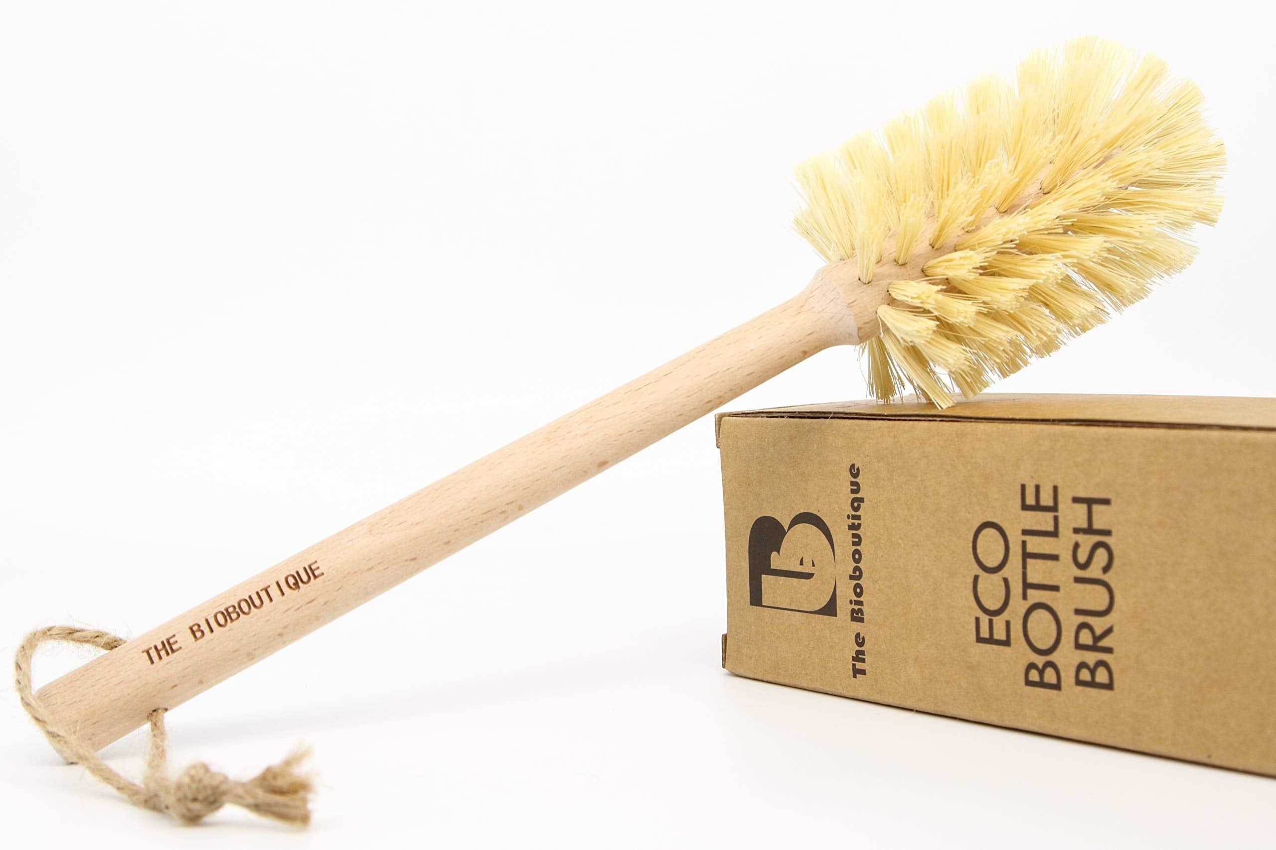 The Bioboutique Eco-Friendly Bottle Brush | Beechwood & Sisal 30cm