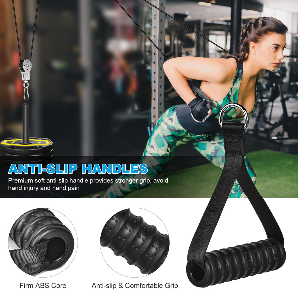 FASPUP Cable Pulley System Home Gym - Steel LAT Pull Down Attachments