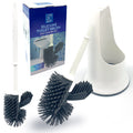 TDBS Silicone Toilet Brush Set with Holder and Replacement Head