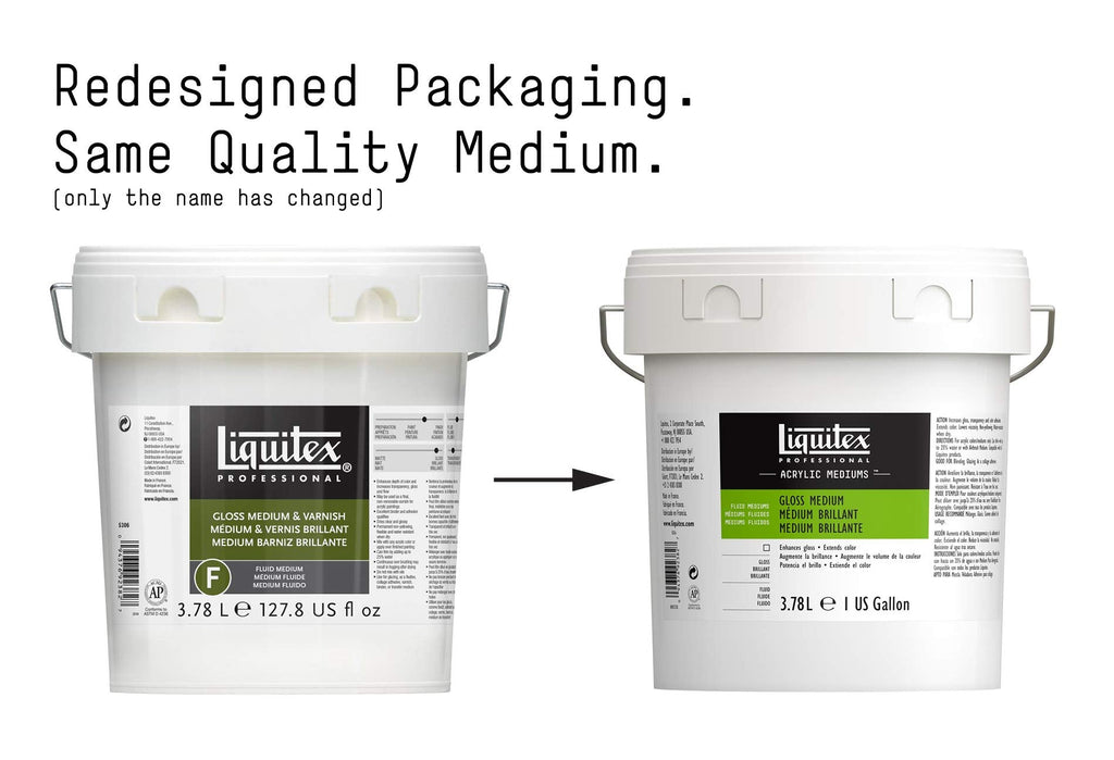 Liquitex Professional Gloss Pouring Medium for Acrylic Paint – 3.78 L