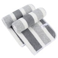 VIVOTE Bathroom Hand Towels Microfibre Hand Towel with Hanging Loop Grey
