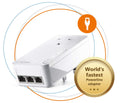 Devolo Magic 2-2400 LAN Triple Powerline Adapter – 2400 Mbps, 3x Gb LAN