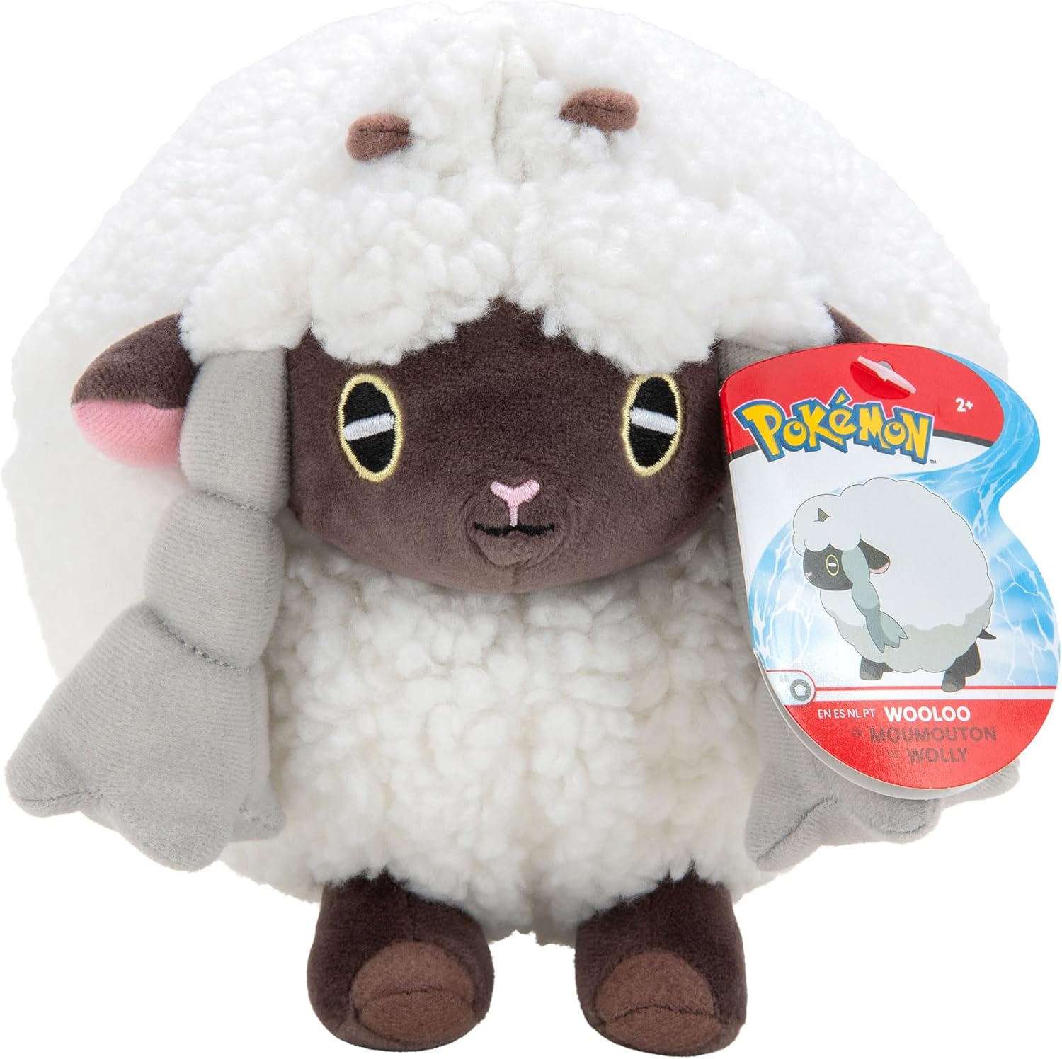 Snaps Pokemon Wooloo Plush – 8-Inch Soft Stuffed Animal Toy