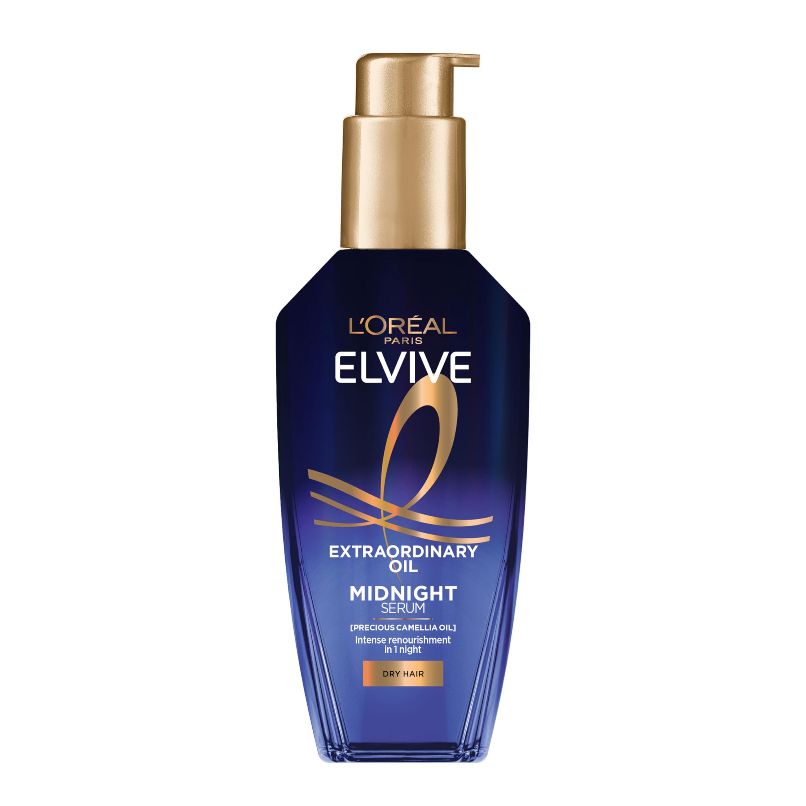 L'Oréal Paris Elvive Midnight Serum – Camellia Oil Hair Treatment, 100ml