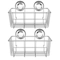 iPEGTOP Stainless Steel Suction Cup Shower Caddy - 2 Pack Bath Shelf
