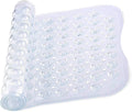 Ameha Non-Slip Shower Bath Mat | Anti-Mould PVC - Clear (100x40cm)