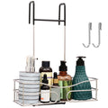 Belle Vous Stainless Steel Hanging Shower Caddy – Rustproof Over Door Rack