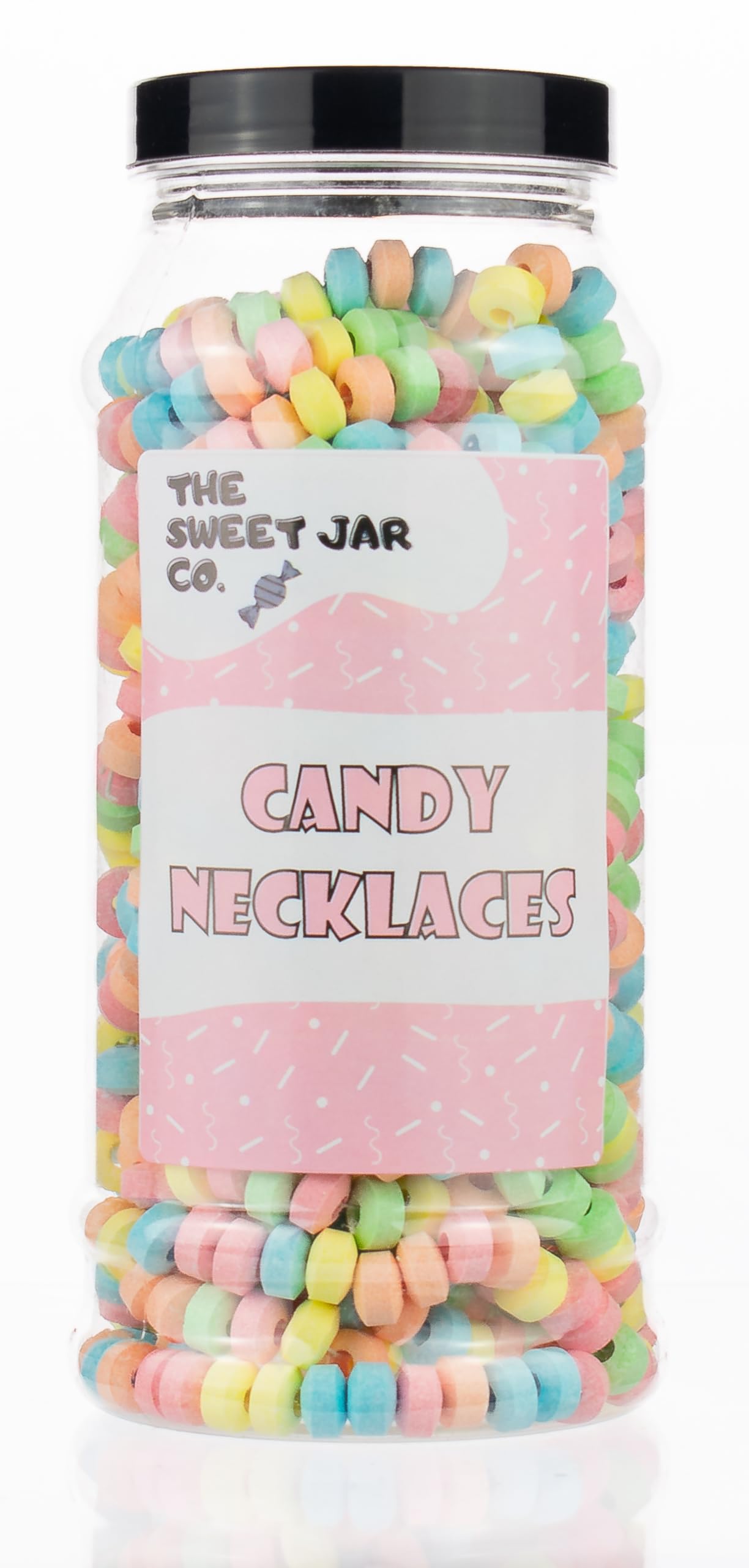 The Sweet Jar Co. Candy Necklaces – Retro Novelty Party Favors, 435g
