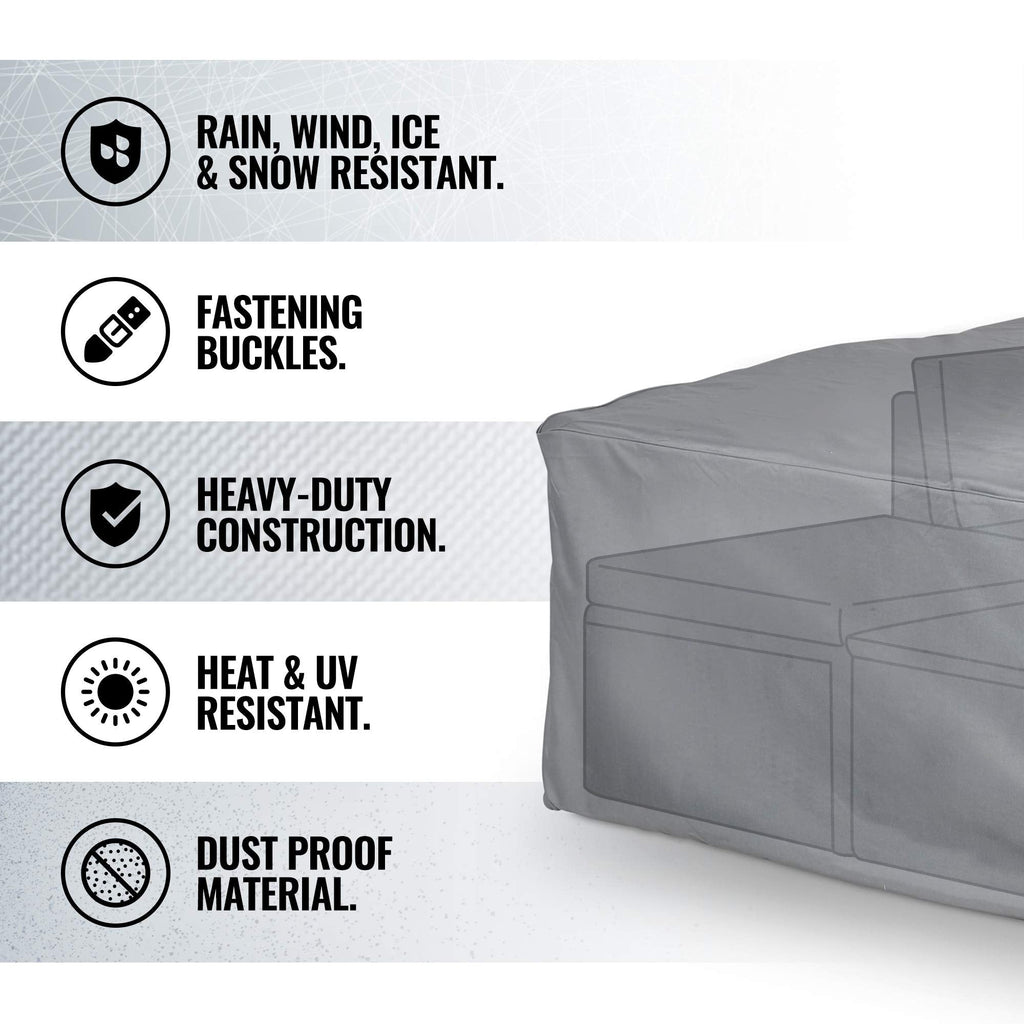 VonHaus Waterproof Garden Furniture Set Cover – Heavy Duty 420D Oxford Fabric