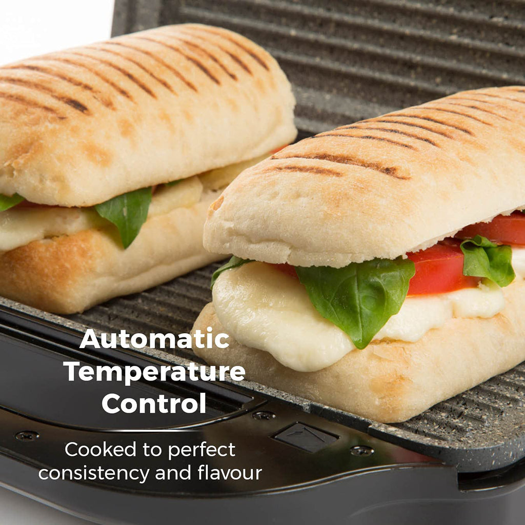Tower T27020 3-in-1 Sandwich Maker with Waffle Plates - Stainless Steel