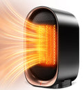 BZGG 1000W Portable Electric Space Heater with Tip-Over Protection, Black