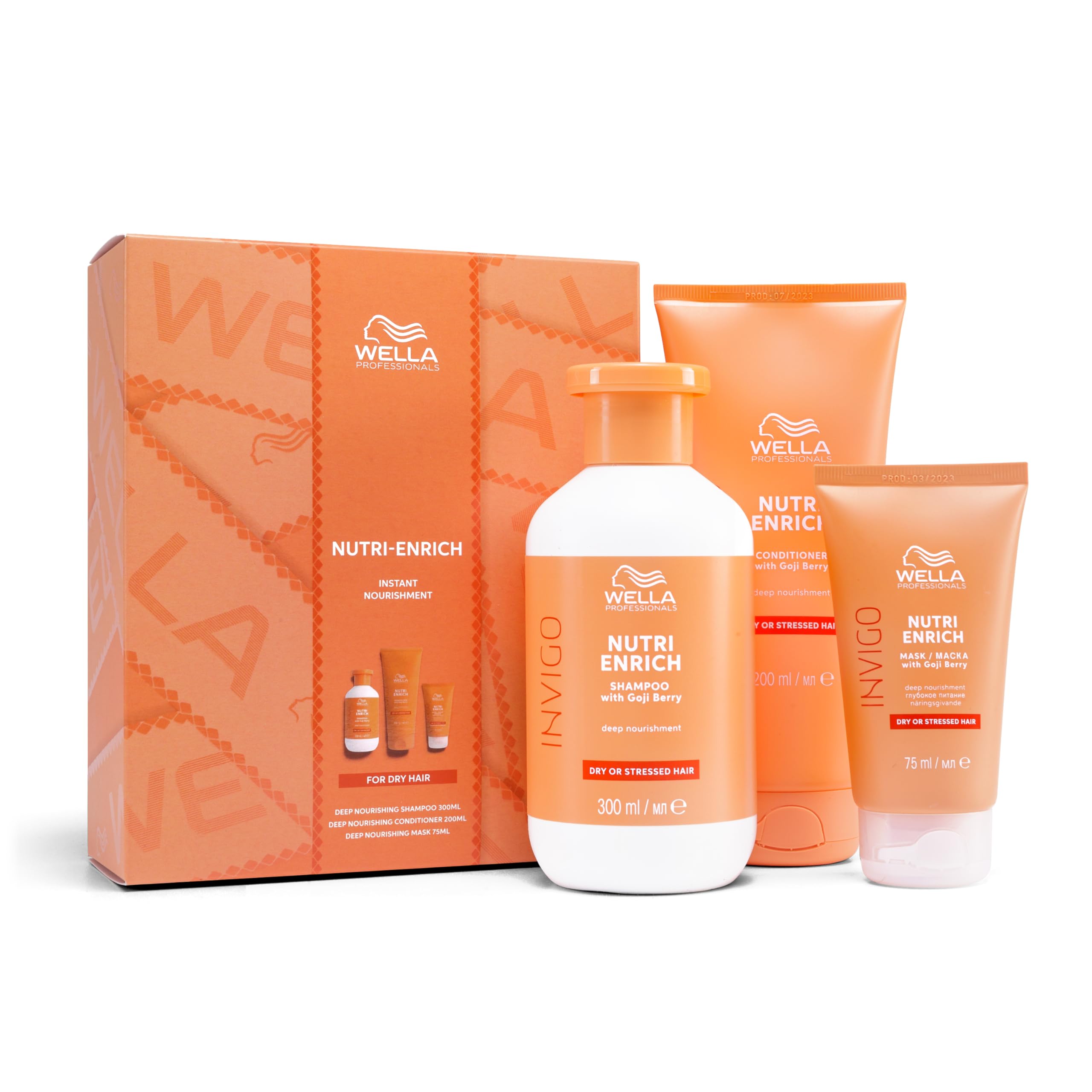 Wella Professionals Invigo Nutri-Enrich Set - Shampoo, Conditioner & Mask