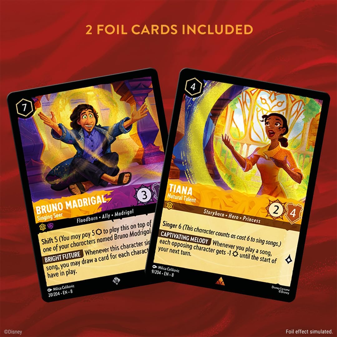 Disney Lorcana TCG: Reign of Jafar Starter Deck – 60 Card Set 8