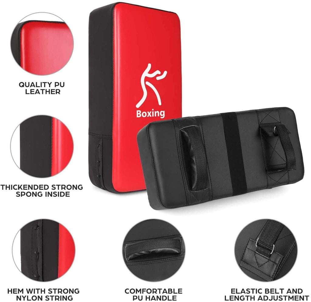 Odoland Kids 3-in-1 Boxing Set | Gloves, Punching Mitts & Kick Pad