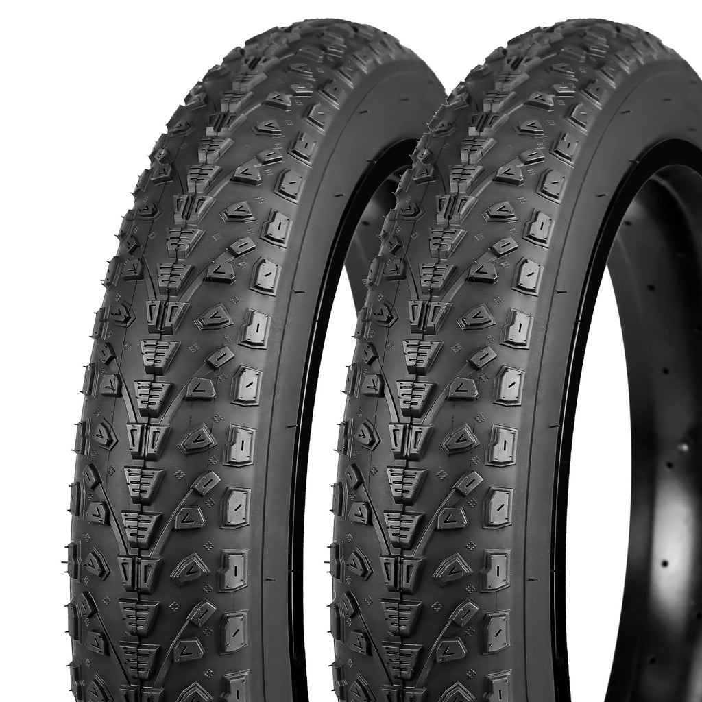 GRELiving 26x3.0 Inch E-Bike Fat Tyres – Heavy Duty Rubber (Pack of 2)